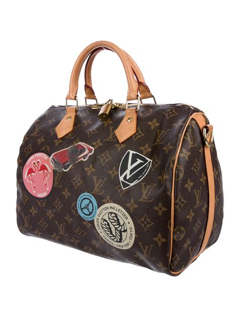 louis vuitton speedy 30 world tour|louis Vuitton Speedy 30 measurements.